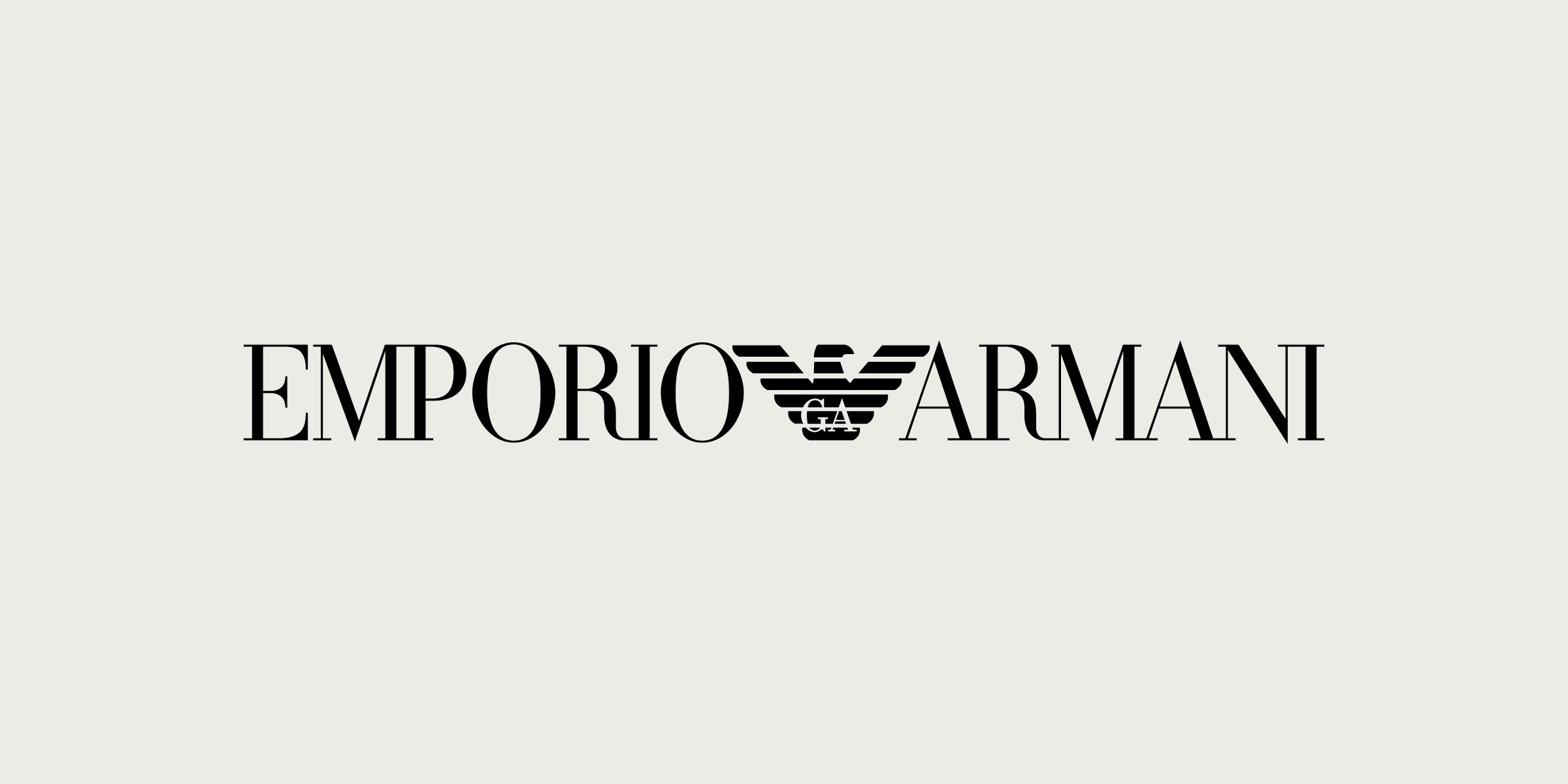 armani watches logo