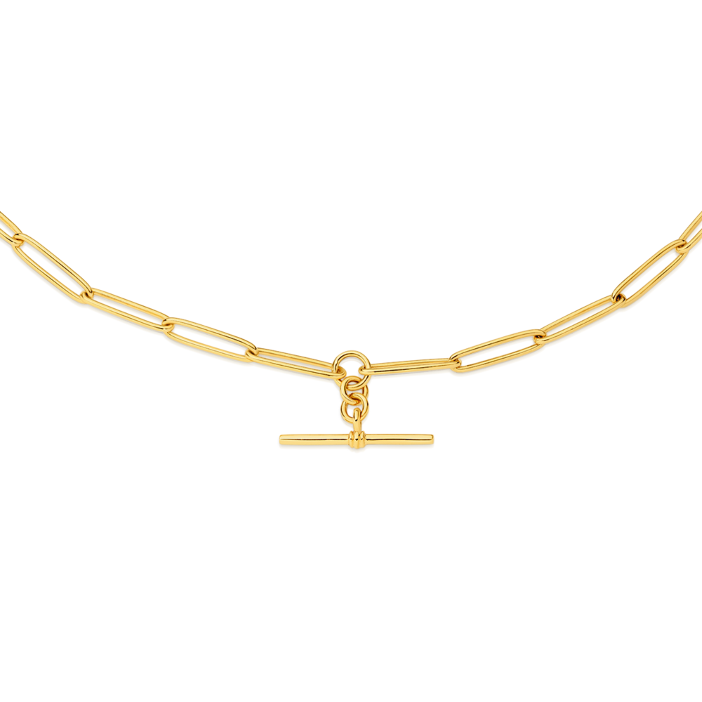 Italian Gold Paperclip Link 20
