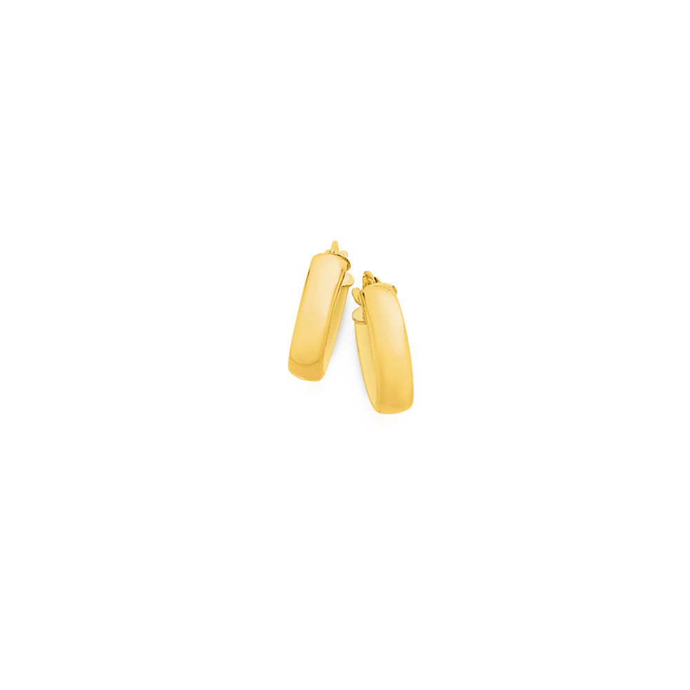 Simple Brushed Gold Hoop Earrings | Eleven10Leather – Eleven10Leather and  Designs