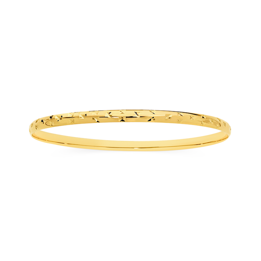 Ring of Kerry 9ct Gold Bangle | pfkenmare