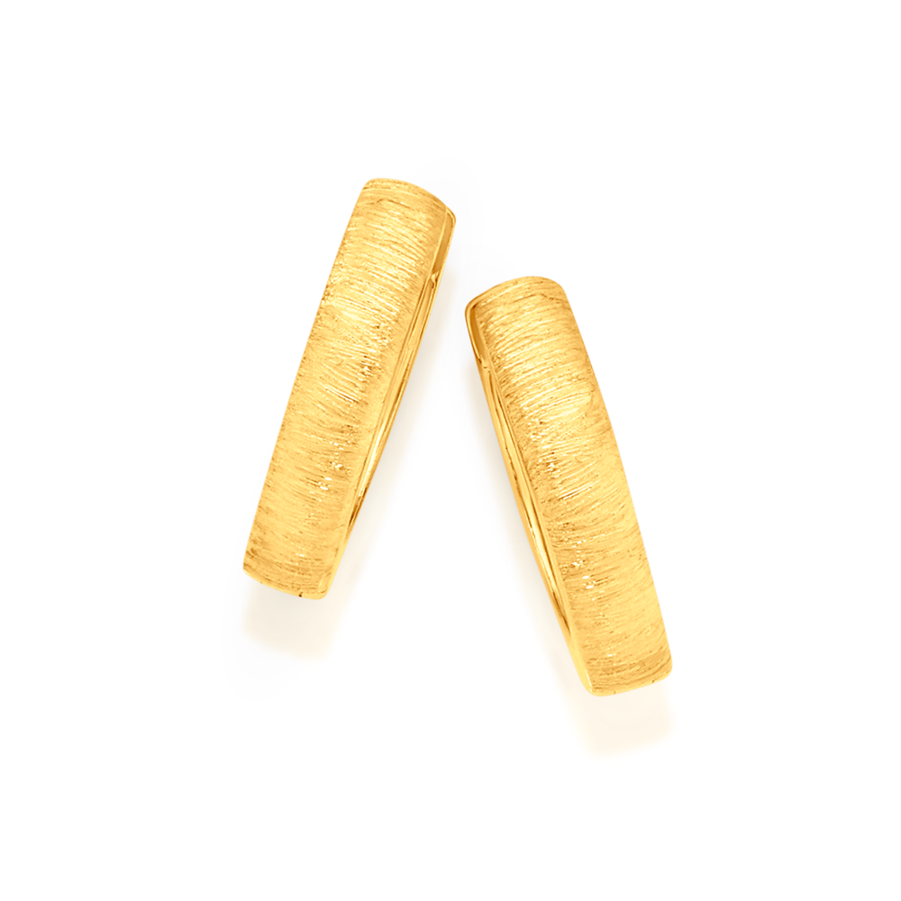 Amazon.com: 14K Yellow Solid Gold High Polished 1.20mm Thick Plain Small Huggie  Earrings | Plain Small Huggie Earrings | 1.20x9mm | Huggie Earrings | Solid  Gold Stud Earrings for Women and Teens: