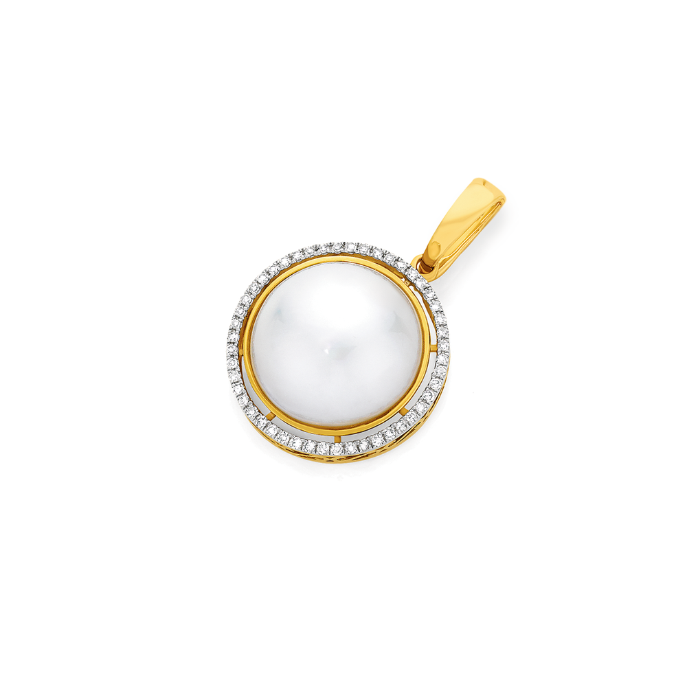 cultured mabe pearl