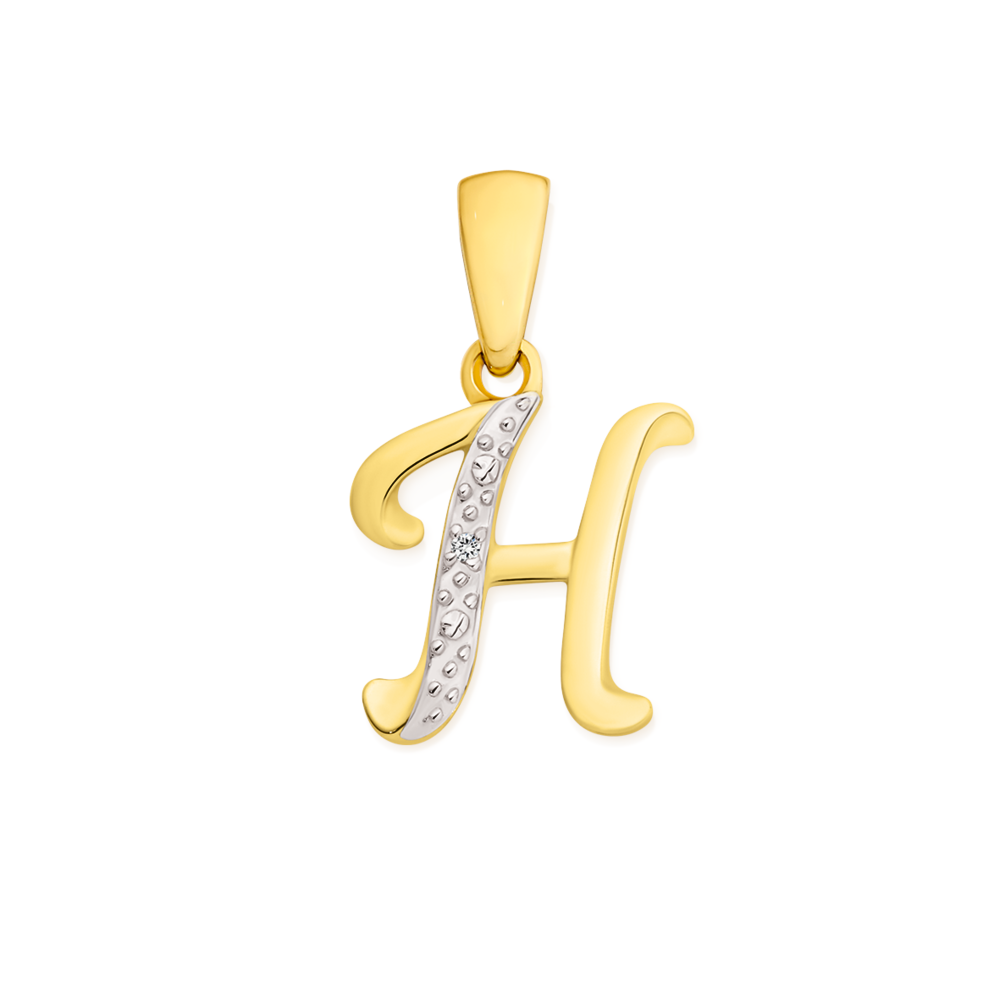 H hot sale alphabet locket