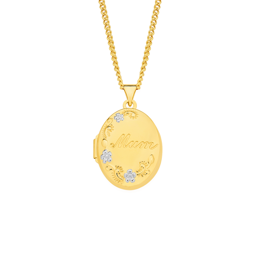 Mum on sale locket gold