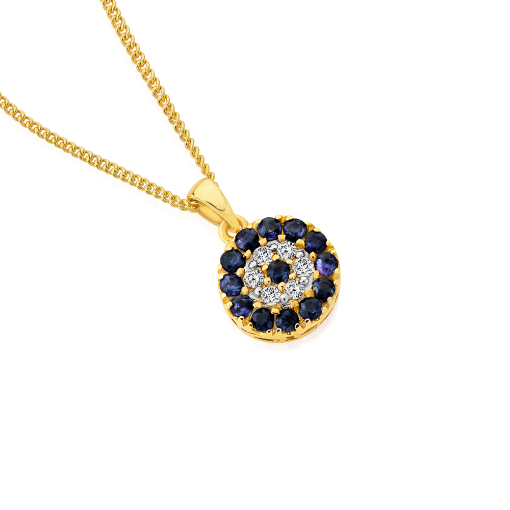 evil eye pendant necklace gold