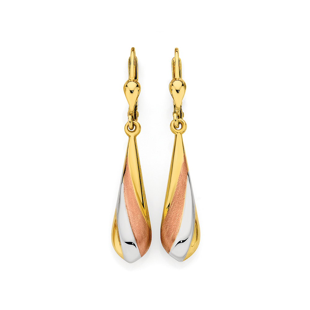 Cartier trinity 18k Tri Color Gold Knot Earrings Featured in our upcoming  auction on November 3!