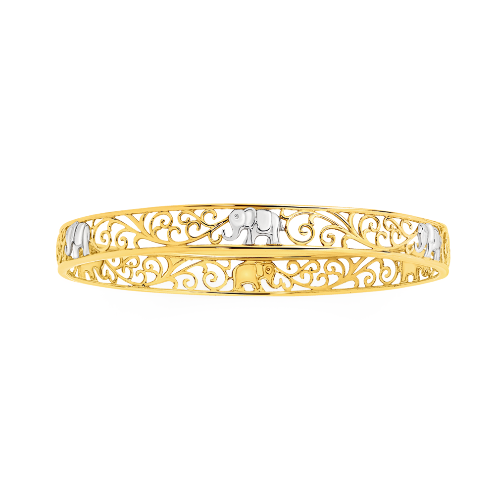 Gold bangles deals with white gold