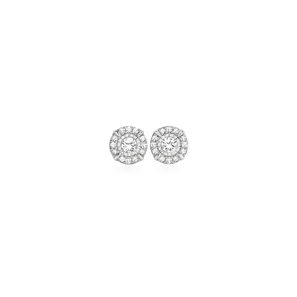 Lab Grown Round Diamond Stud Earrings - Israel Diamond