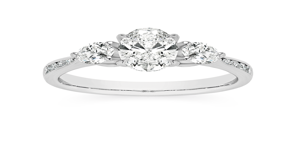 Alora 14ct White Gold 1.65 Carats Tw Lab Grown Diamond Ring | Angus & Coote