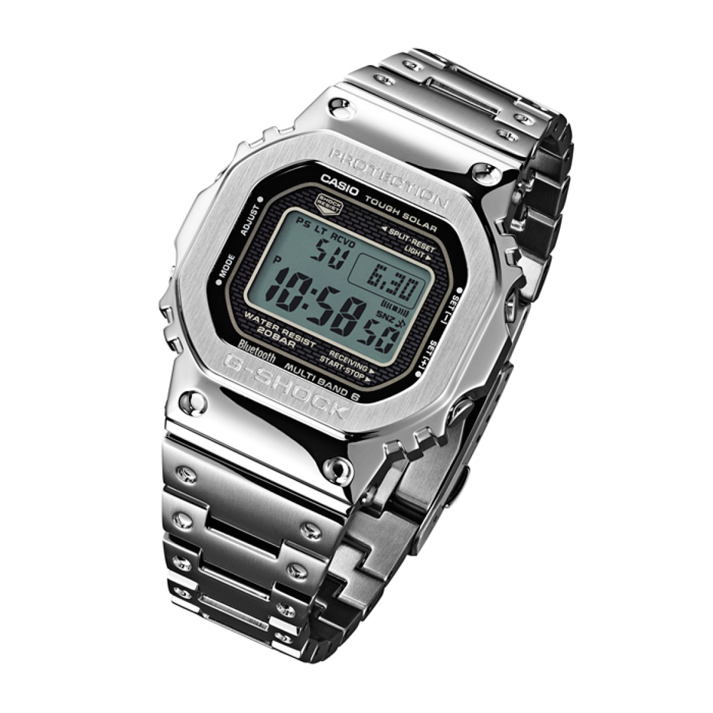 Casio g 2025 shock silver watch