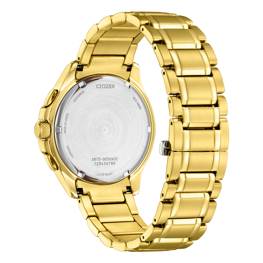 Citizen eco drive sale gold mens watch