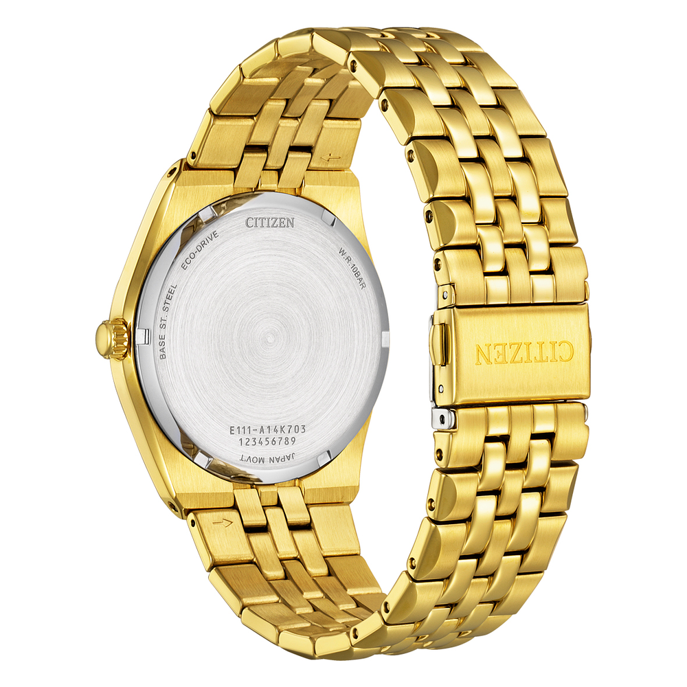 Citizen eco drive gold watch price sale