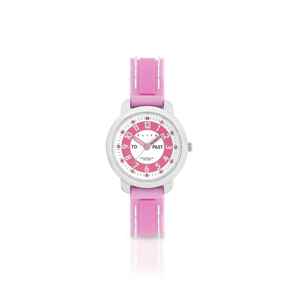 Elite Kids Watch in Silver Angus Coote