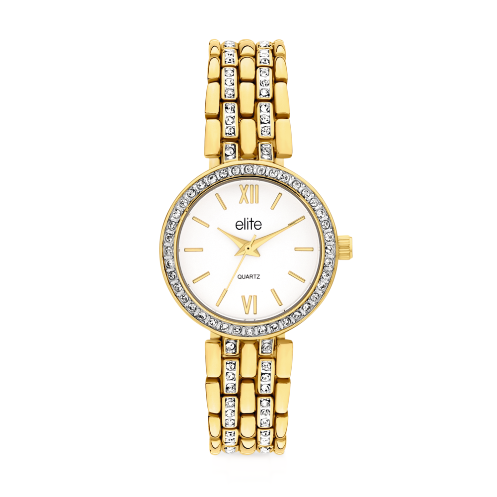 Elite Ladies Watch in Gold Angus Coote