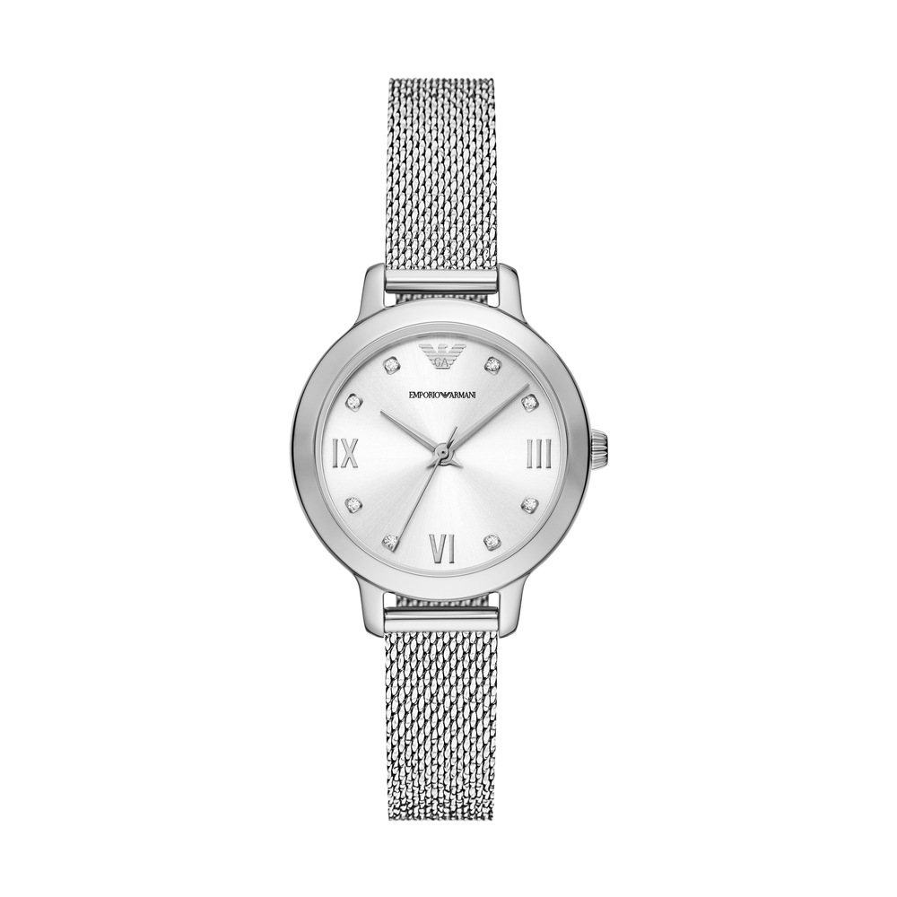 Emporio Armani Cleo Ladies Watch in Silver Angus Coote