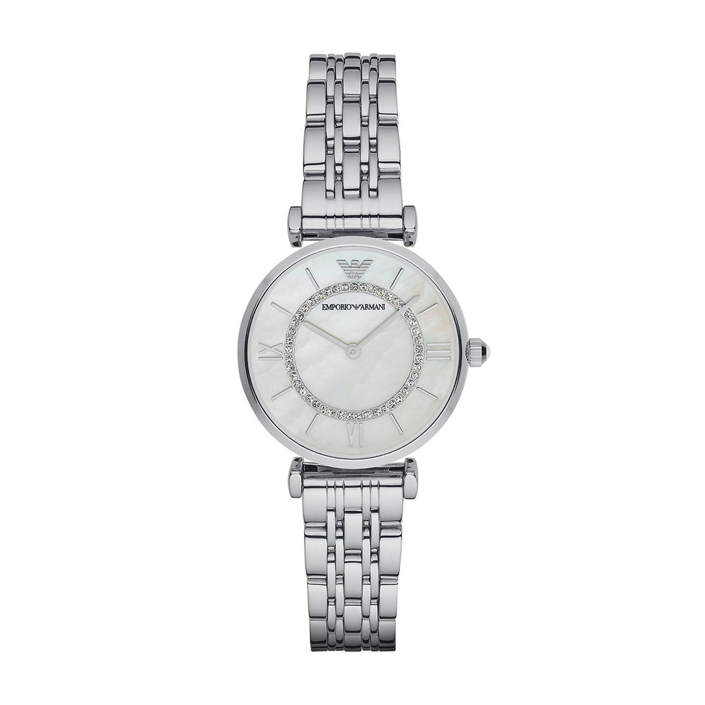 Emporio Armani Gianni T bar Ladies Watch in Silver Angus Coote