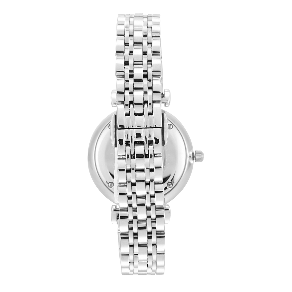 emporio armani watch ladies silver