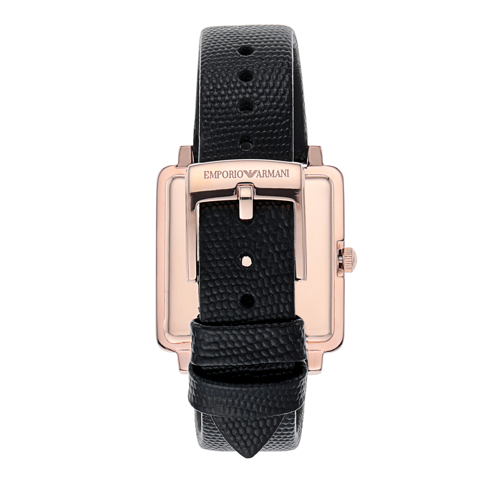 armani ladies leather watch