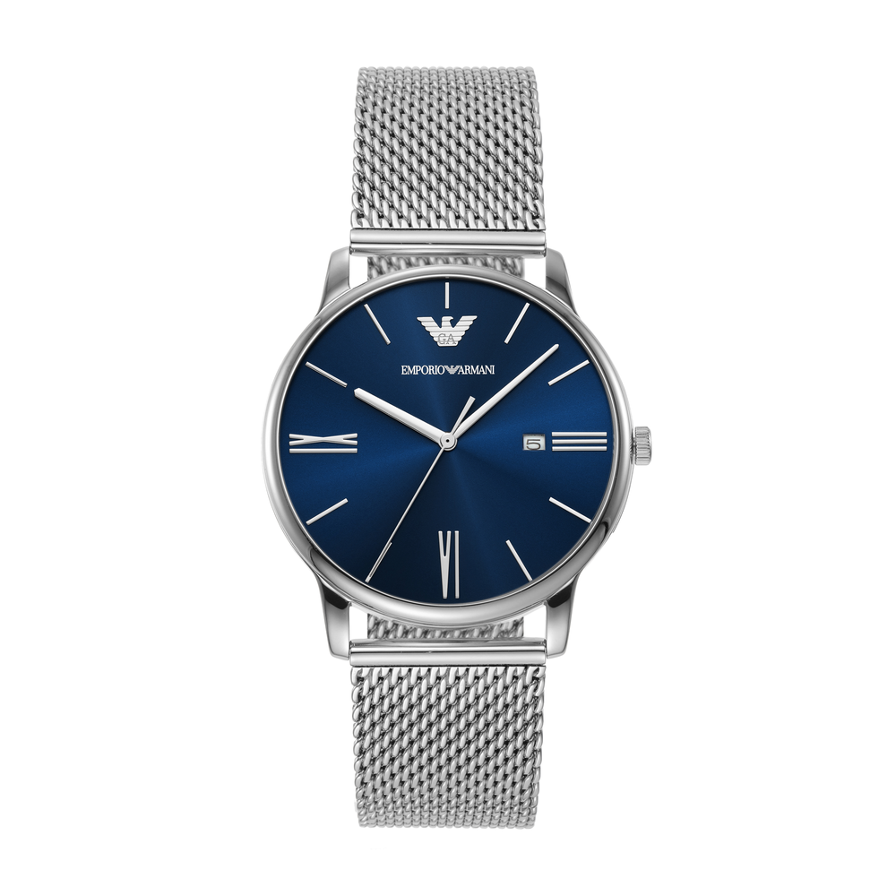 Emporio Armani Minimalist Men s Watch in Silver Angus Coote