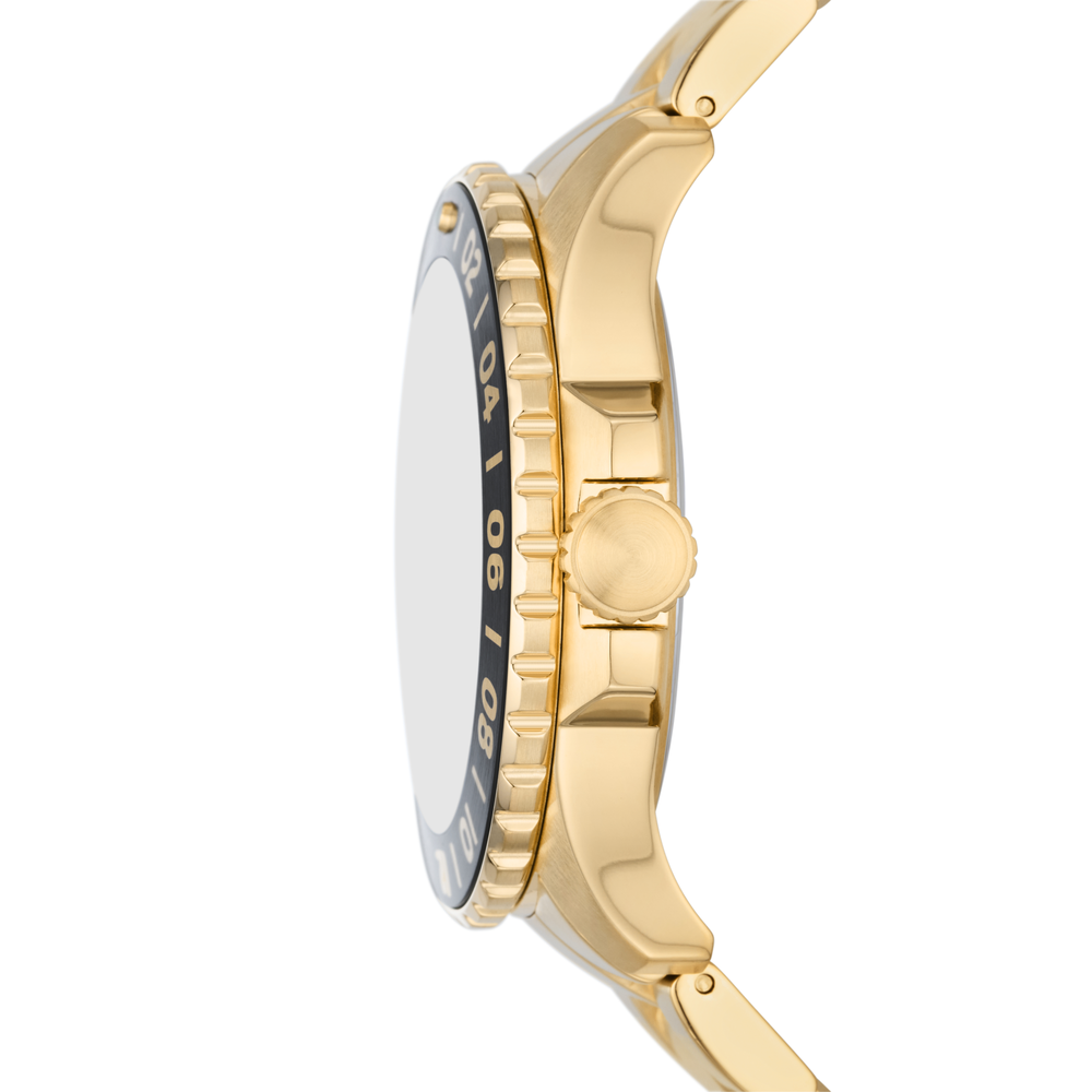 Fossil on sale gold men