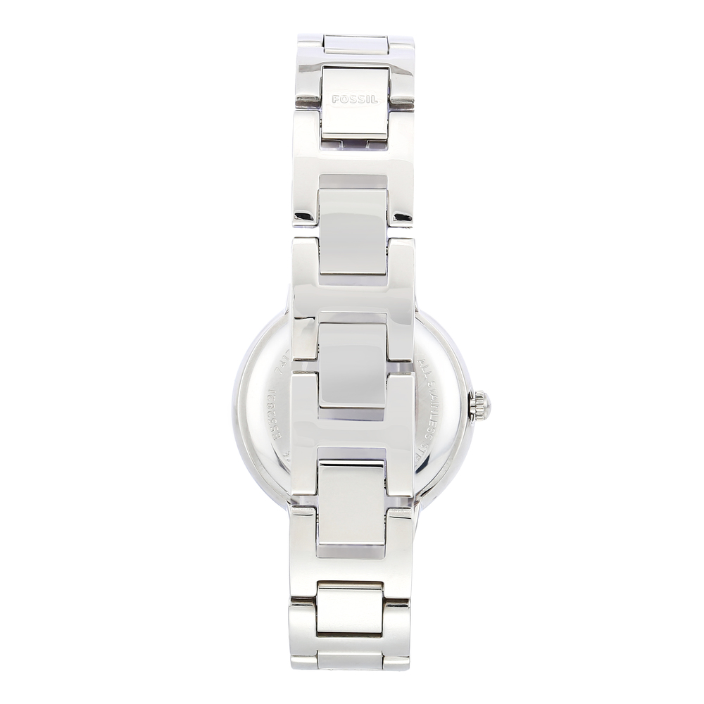 Fossil ladies virginia discount metallic bracelet watch