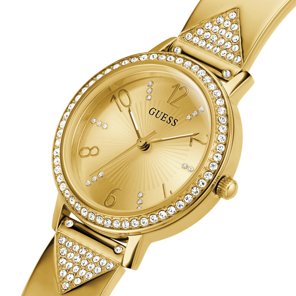 Guess gold hot sale mesh watch