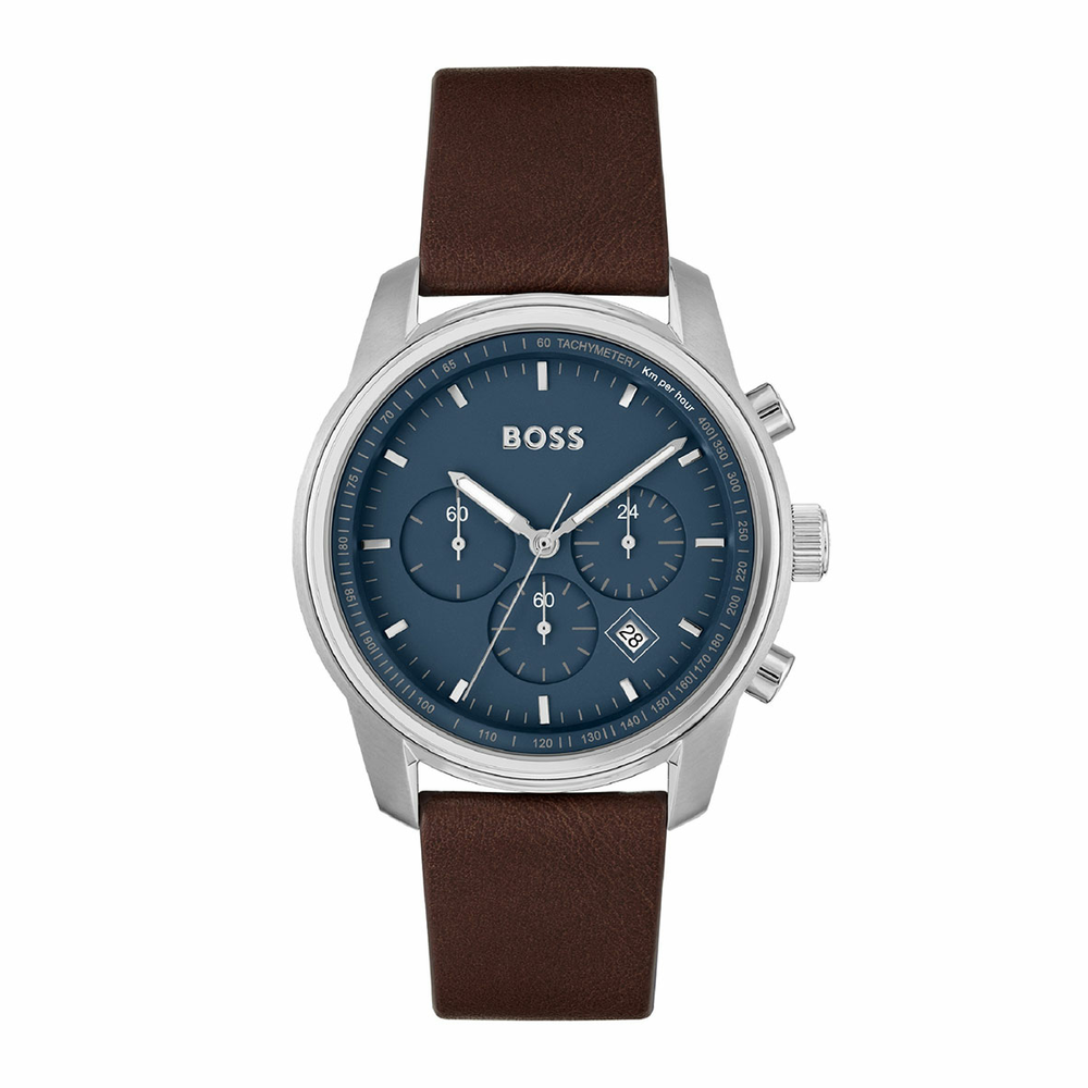 hugo boss focus watch blue