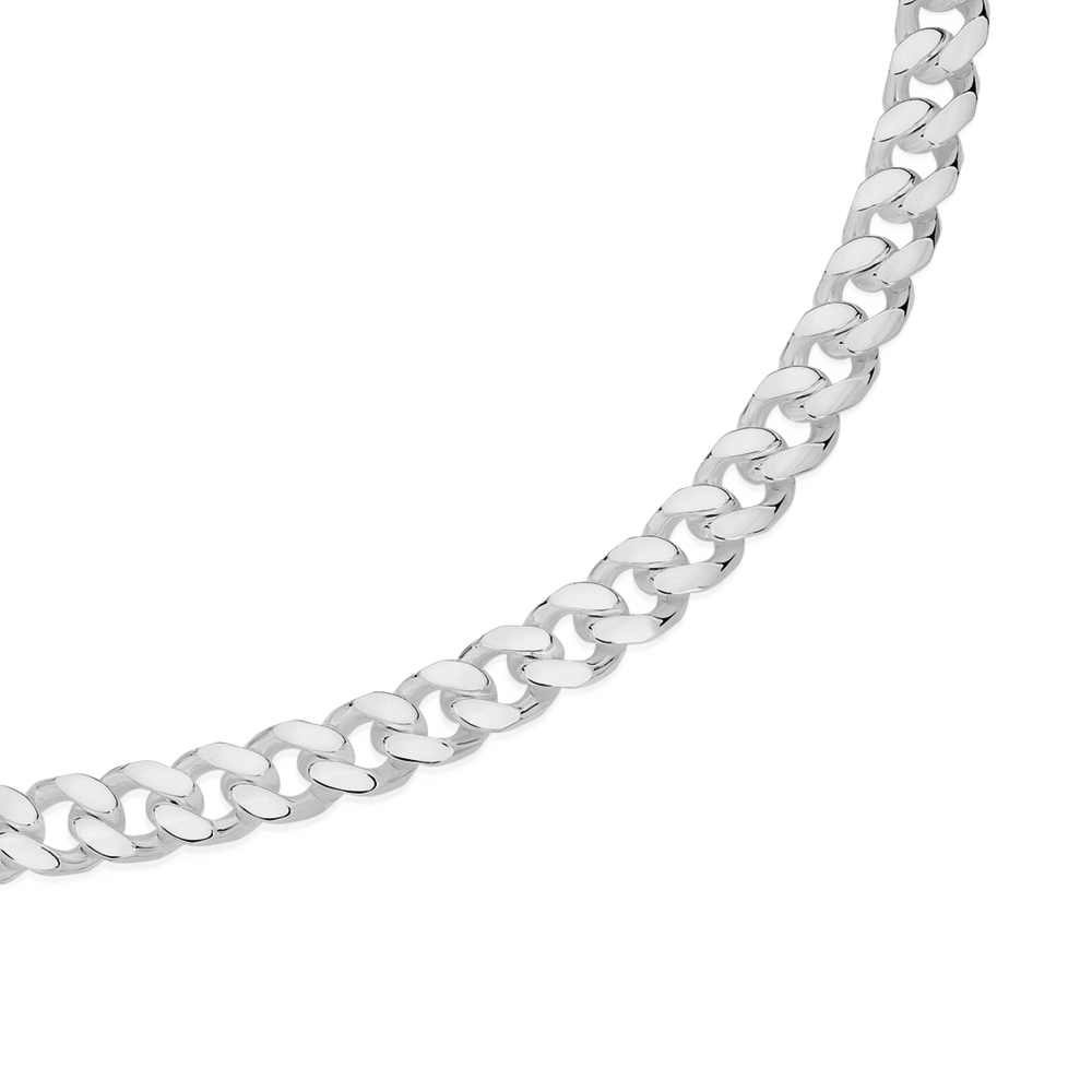 Mens solid silver deals chains