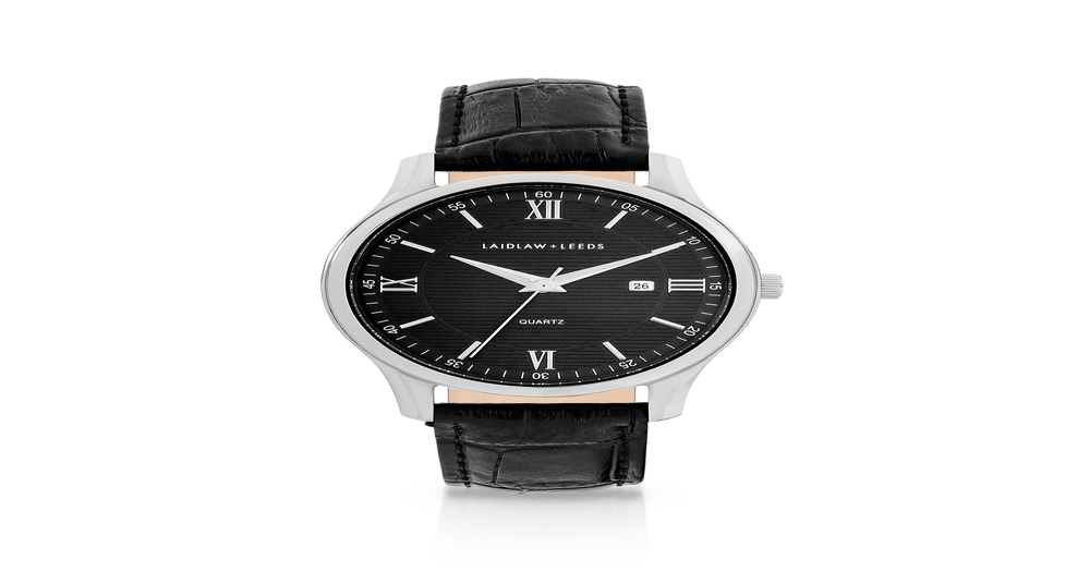 Laidlaw + Leeds Men's Classic Watch in Silver | Angus & Coote