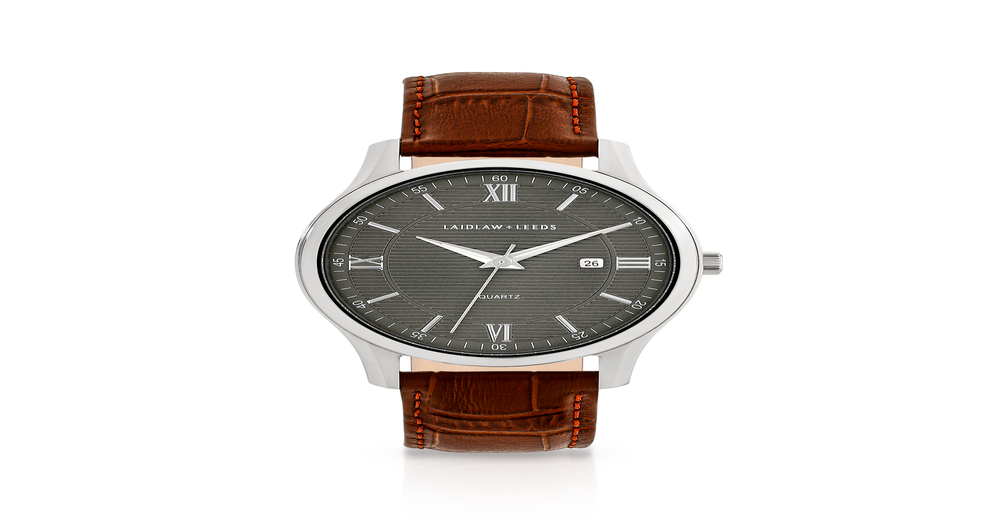 Laidlaw + Leeds Men's Classic Watch in Silver | Angus & Coote