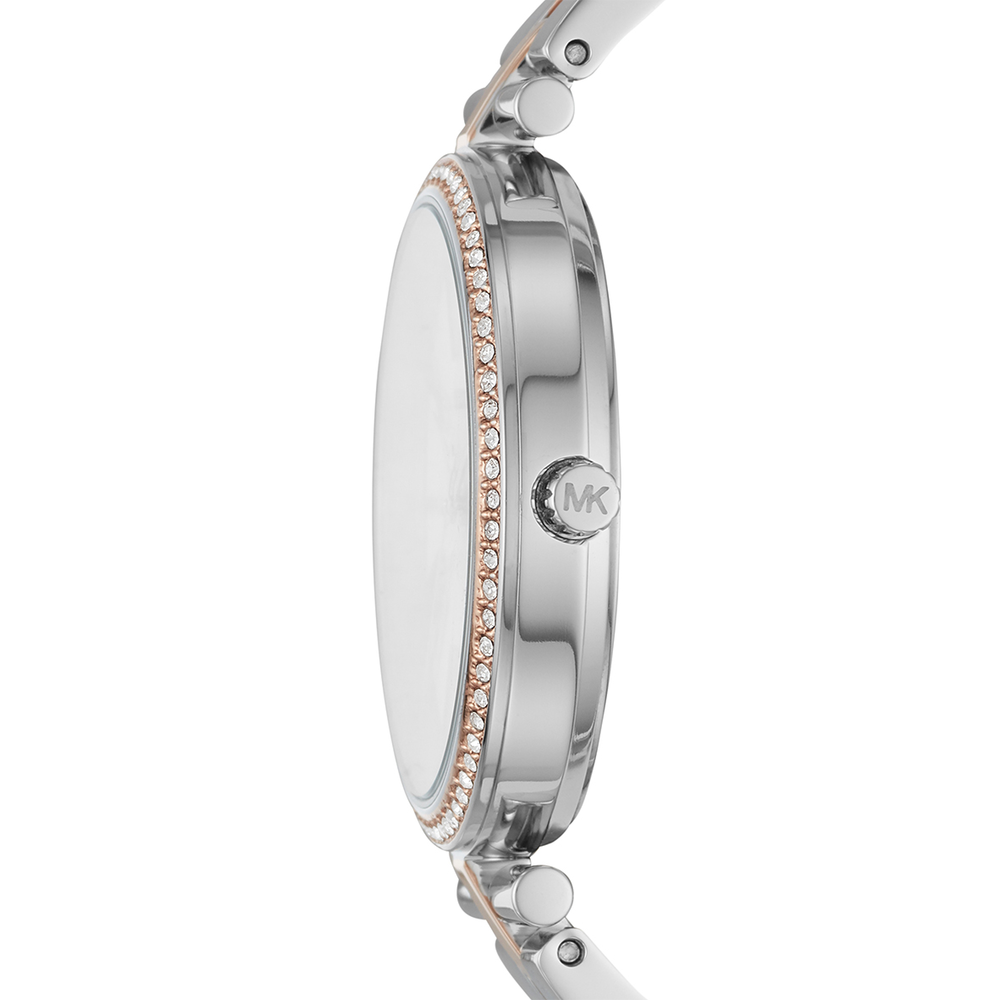 michael kors platinum watch