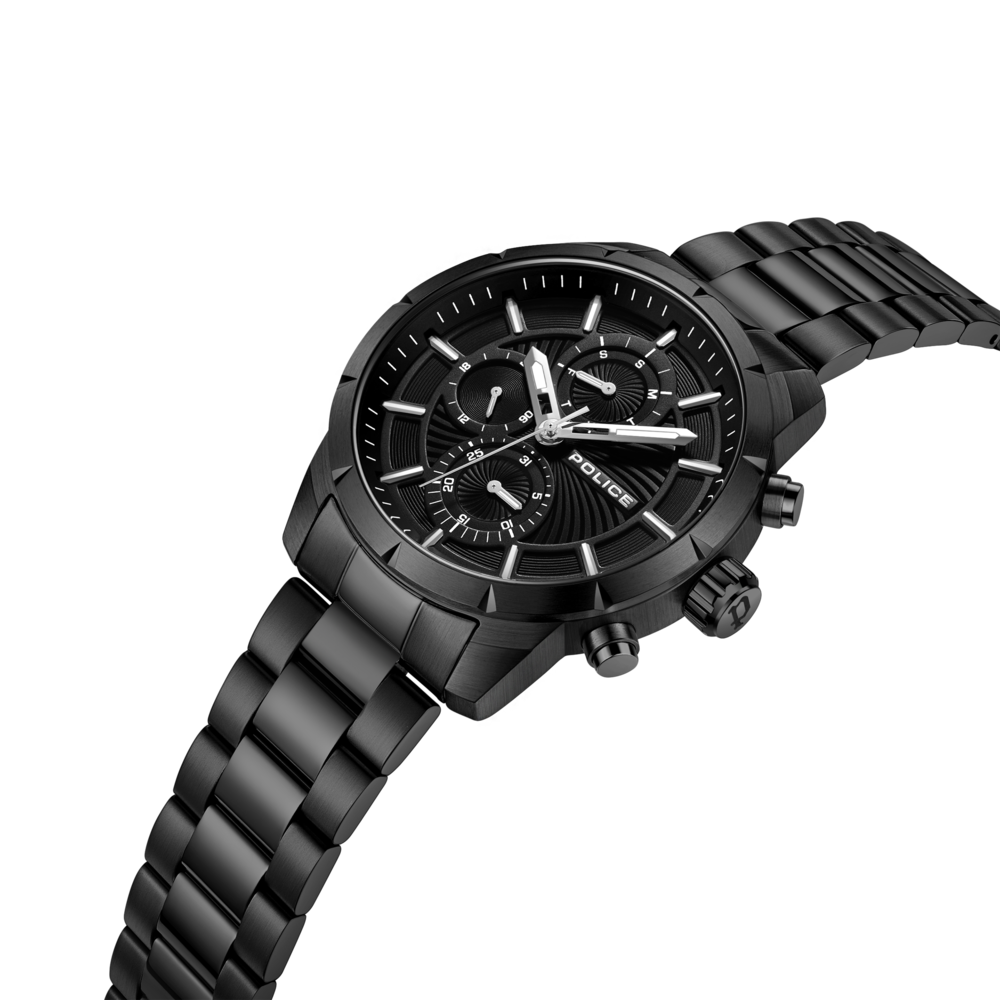 Police watches mens outlet black