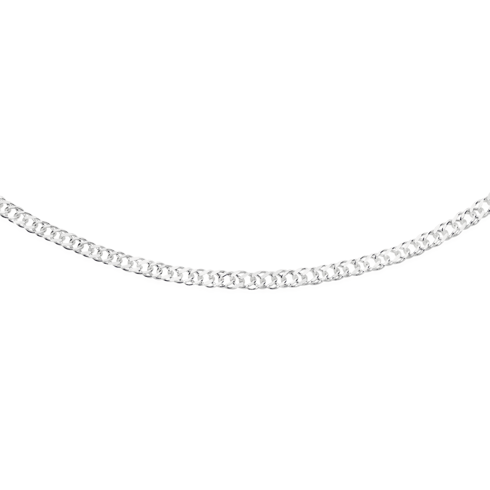 rhodium rope chain