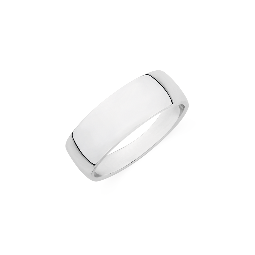 Silver ring online with black band