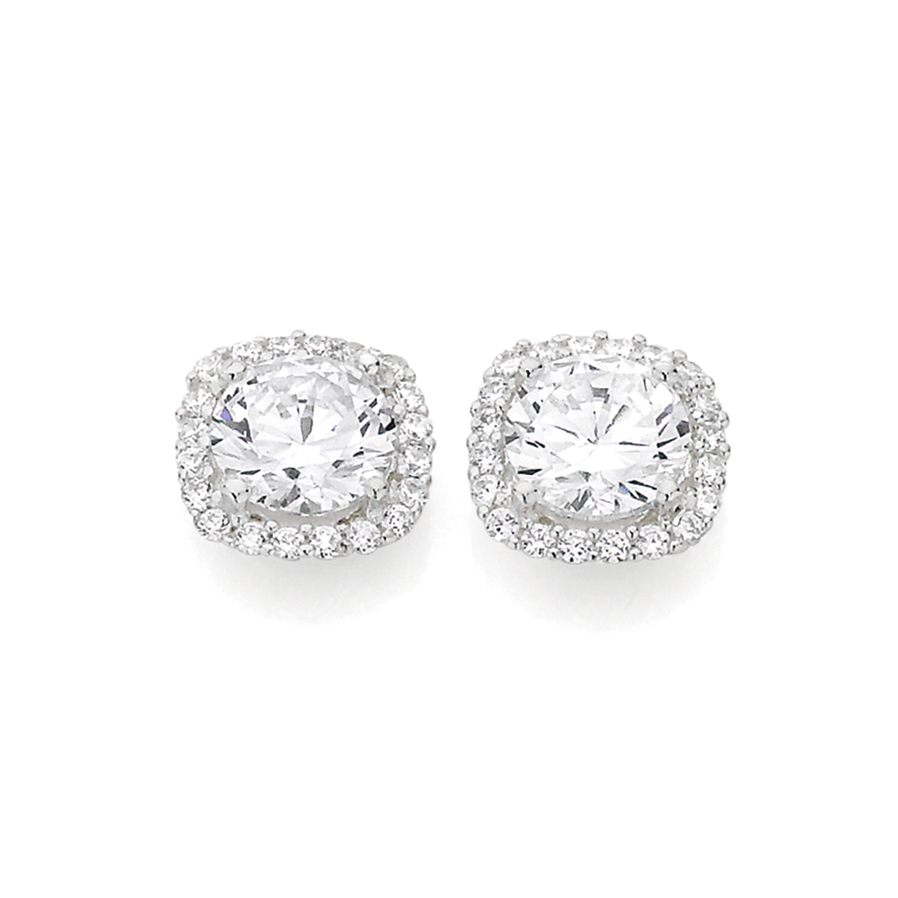 Sterling silver outlet cz earrings