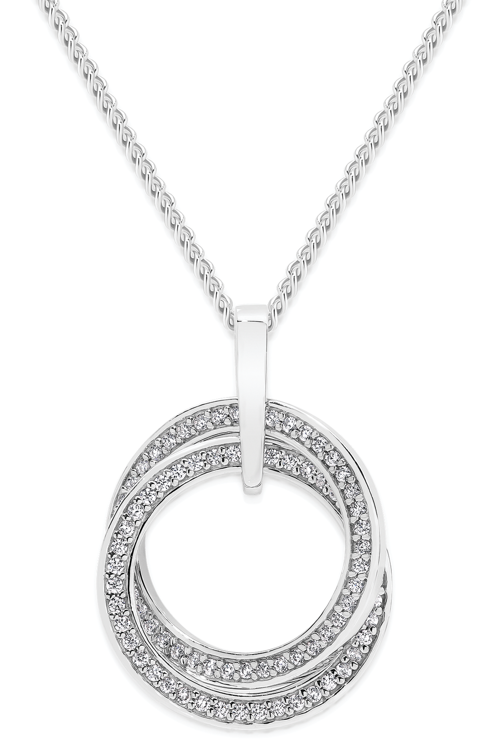 Gabriel & Co. Sterling Silver Bujukan Beaded Double Circle N | Saxons Fine  Jewelers | Bend, OR