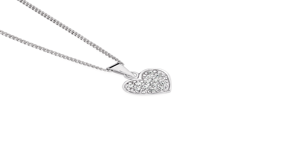 Silver Heart Pendant | Angus & Coote