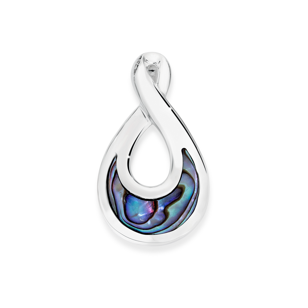 silver paua shell jewelry