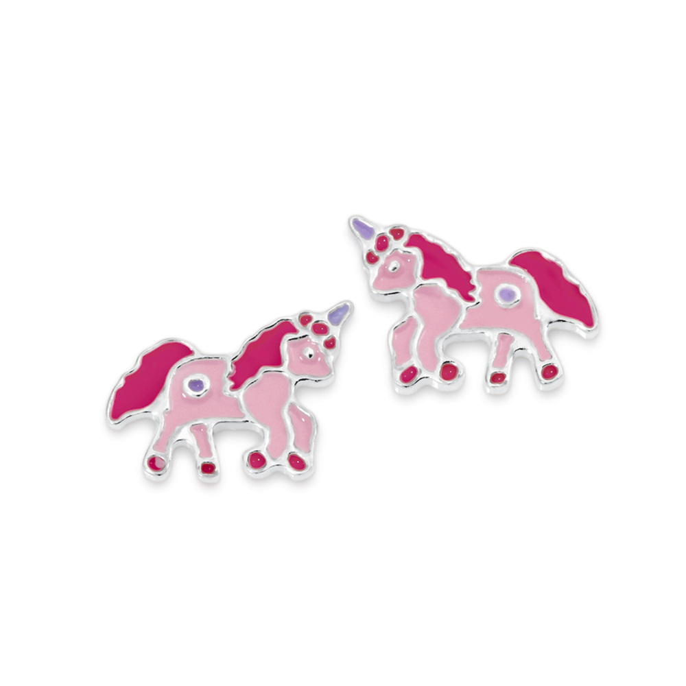 Unicorn deals silver earrings