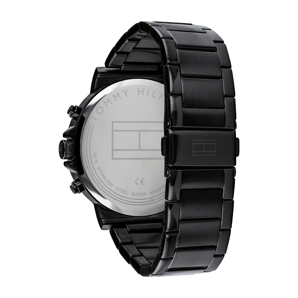 Tommy hilfiger deals black men's watch