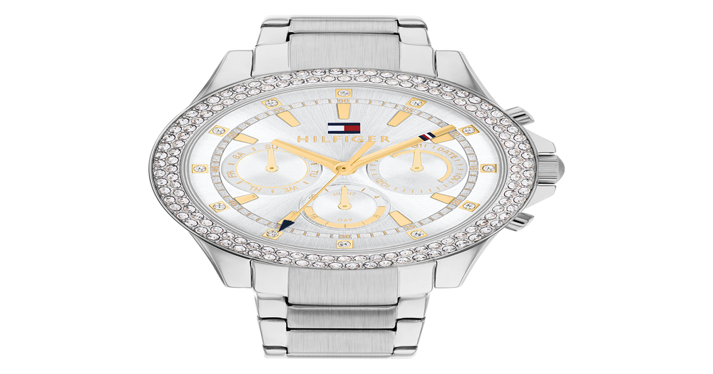 tommy hilfiger ladies watch silver