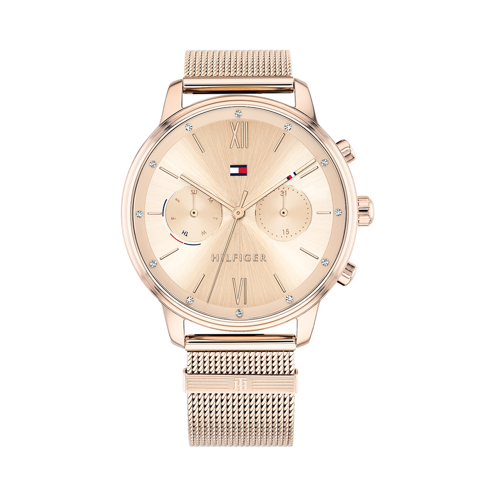 tommy hilfiger women's gold watch