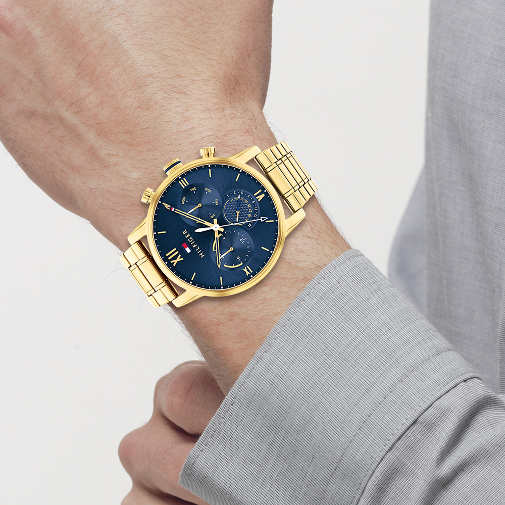 Mens tommy hilfiger gold watch new arrivals